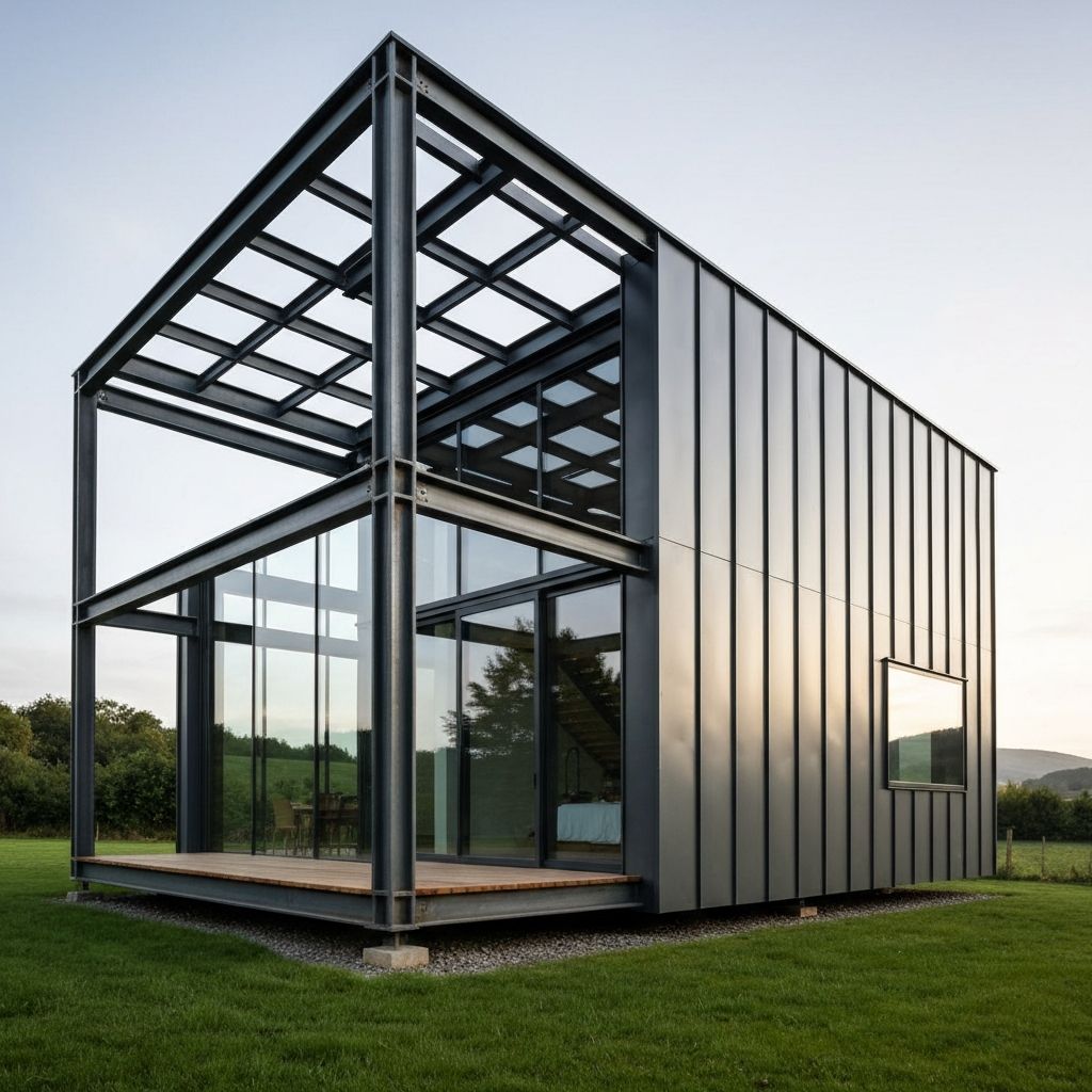 Steel-Frame Hütte